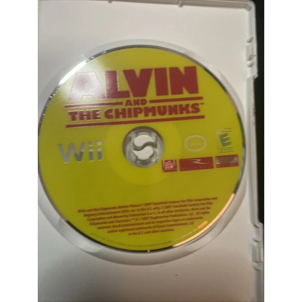 Nintendo Wii Alvin & The Chipmunks Game 2007 No Manual